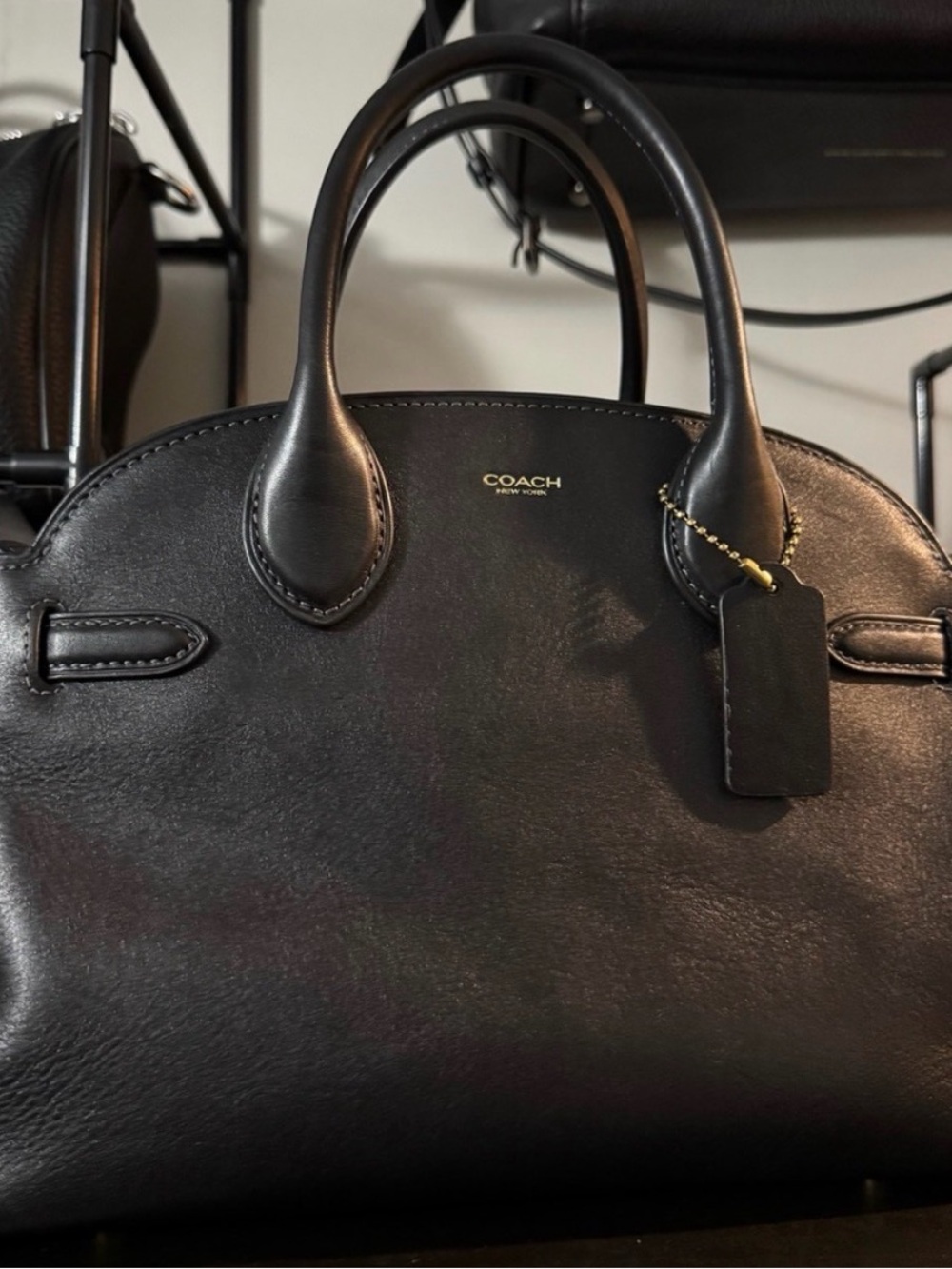 COACH Black soft Empire 28 carryall